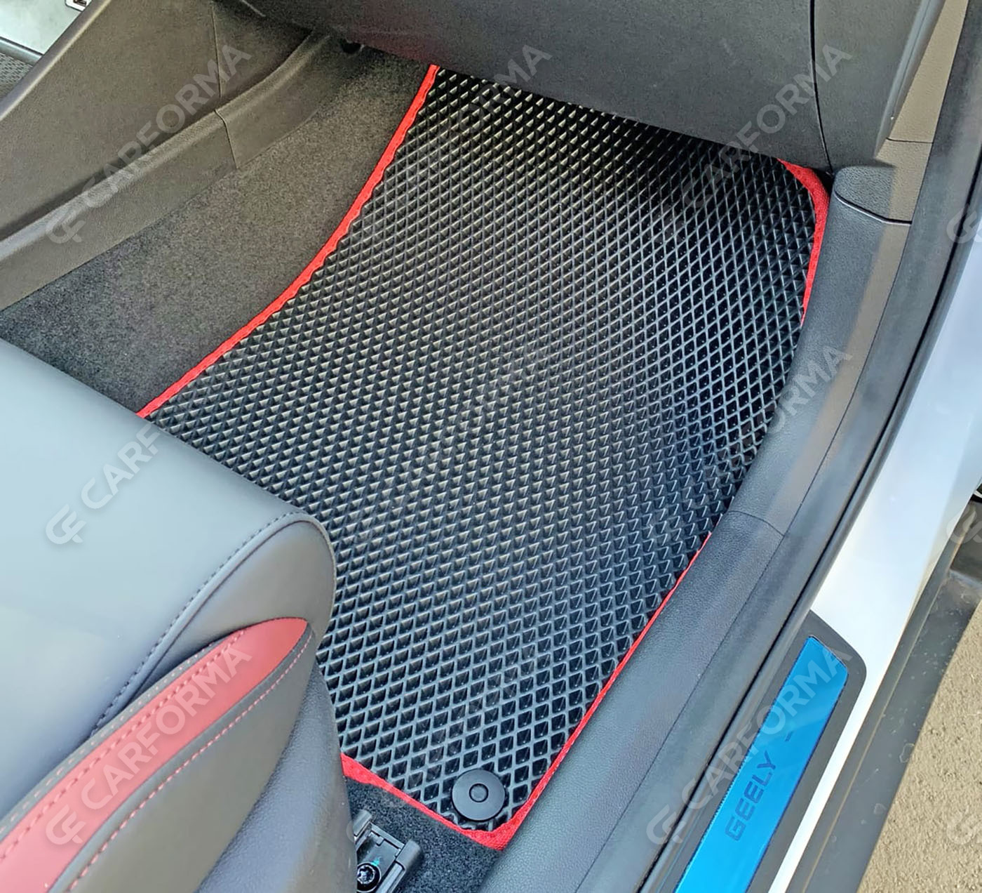 Ворсовые коврики на Geely Coolray рестайлинг 2023&nbsp;-&nbsp;2026 в Смоленске