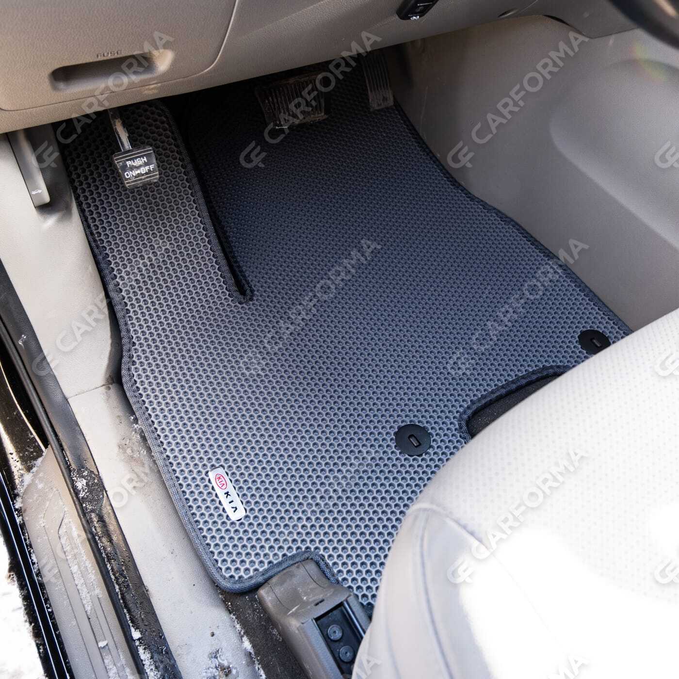 Ворсовые коврики на KIA Carnival III 7 мест 2014&nbsp;-&nbsp;2021 в Смоленске