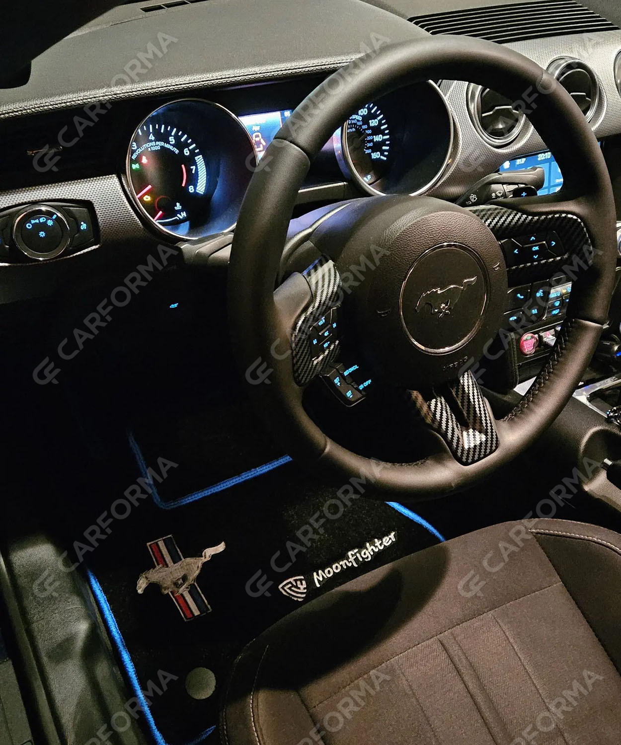 Ворсовые коврики на Ford Mustang VI 2013&nbsp;-&nbsp;2023 в Смоленске