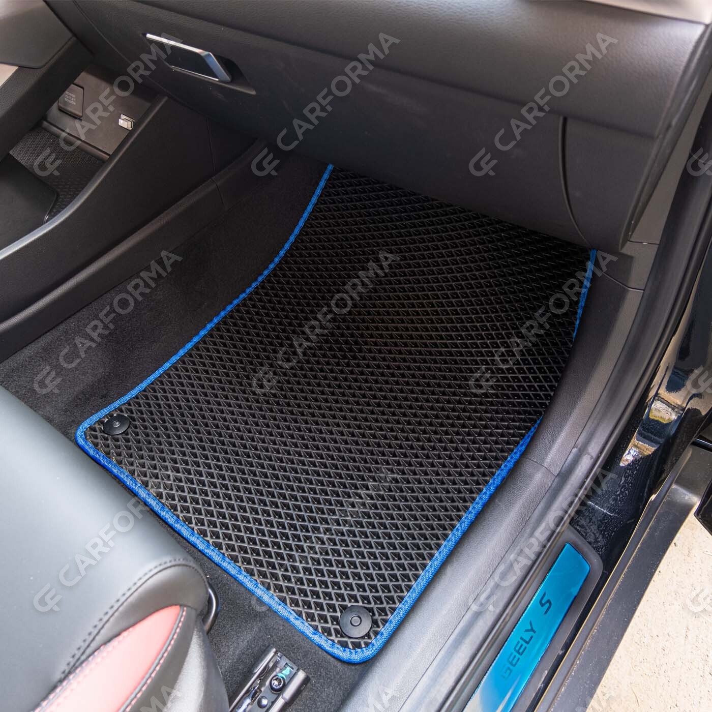 Ворсовые коврики на Geely Coolray рестайлинг 2023&nbsp;-&nbsp;2026 в Смоленске