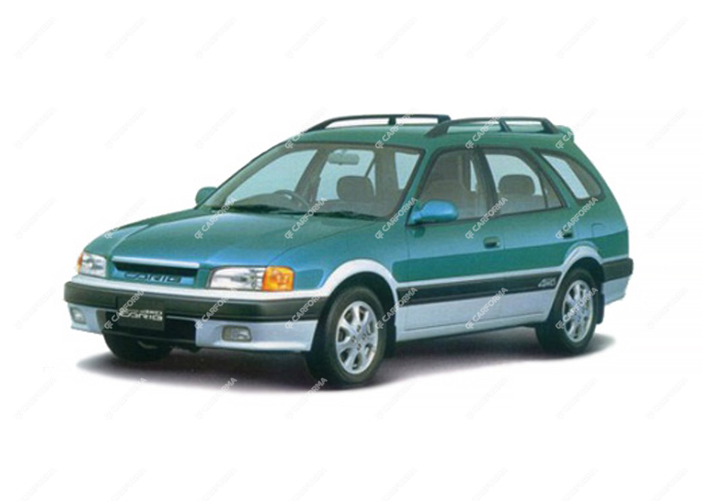 Ворсовые коврики на Toyota Sprinter Carib (E11) 1995 - 2002