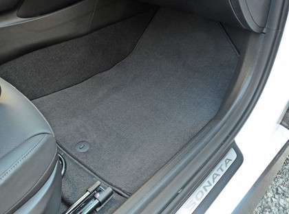 Ворсовые коврики на Hyundai Sonata 8 (DN8) 2019 - 2025 в Смоленске