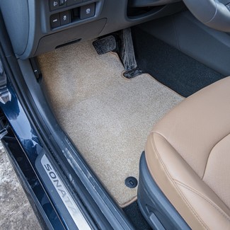 Ворсовые коврики на Hyundai Sonata 8 (DN8) 2019 - 2025 в Смоленске