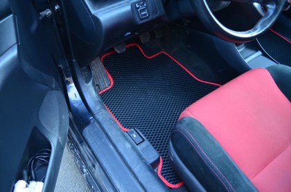 Ворсовые коврики на Honda Civic VII 3d 2001 - 2006 в Смоленске