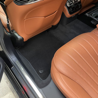 Ворсовые коврики на Mercedes S (W223, V223) 2020 - 2025 в Смоленске