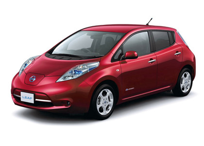 Ворсовые коврики на Nissan Leaf (ZE0) 2009 - 2012 в Смоленске