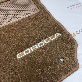 Ворсовые коврики на Toyota Corolla (E11) 1997 - 2001 в Смоленске Ворсовые коврики на Toyota Corolla (E11) 1997 - 2001 в Смоленске