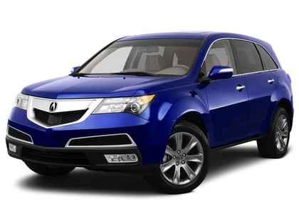 Ворсовые коврики на Acura MDX II 2006 - 2013 в Смоленске