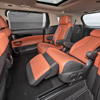 EVA коврики на KIA Carnival IV 7 мест с оттоманками 2020 - 2025 в Смоленске