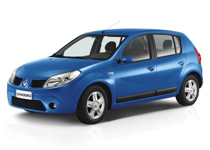 Ворсовые коврики на Renault Sandero I 2009 - 2014 в Смоленске