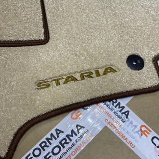 Коврики на Hyundai Staria 9 мест 2021 - 2025 в Смоленске