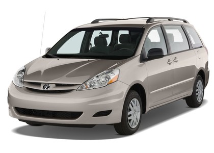Ворсовые коврики на Toyota Sienna II 2003 - 2010 в Смоленске