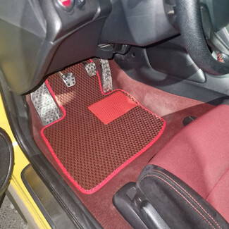Ворсовые коврики на Honda Civic VIII 3d 2006 - 2011 в Смоленске Ворсовые коврики на Honda Civic VIII 3d 2006 - 2011 в Смоленске
