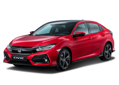 Ворсовые коврики на Honda Civic X 5d 2017 - 2021 в Смоленске