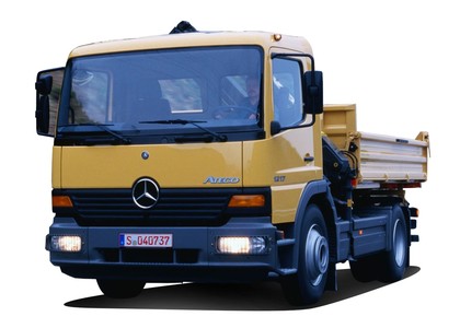 Ворсовые коврики на Mercedes Atego 1998 - 2025 в Смоленске