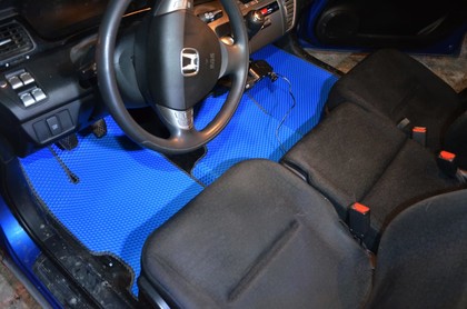 Ворсовые коврики на Honda FR-V 2004 - 2009 в Смоленске