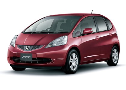 Ворсовые коврики на Honda Fit II 2007 - 2013 в Смоленске