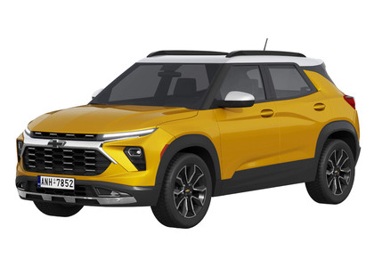 Ворсовые коврики на Chevrolet TrailBlazer III 2019 - 2025 в Смоленске