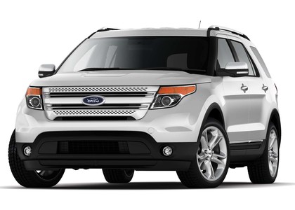 Ворсовые коврики на Ford Explorer V 2010 - 2019 в Смоленске