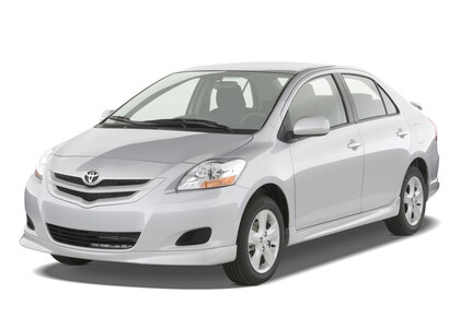 Ворсовые коврики на Toyota Belta 2005 - 2012 в Смоленске