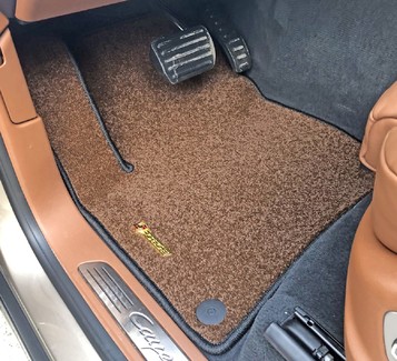 Ворсовые коврики на Porsche Cayenne II 2010 - 2018 в Смоленске