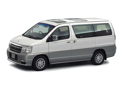 Ворсовые коврики на Nissan Elgrand (E50) 1997 - 2002 в Смоленске