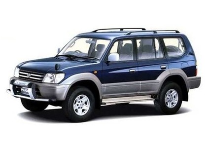 Ворсовые коврики на Toyota Land Cruiser Prado 95 1996 - 2002 в Смоленске